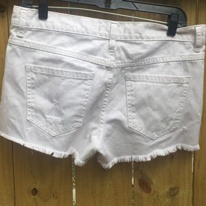 Free People Shorts - Free People white denim cutoff shorts Free People Shorts - Free People white denim cutoff shorts